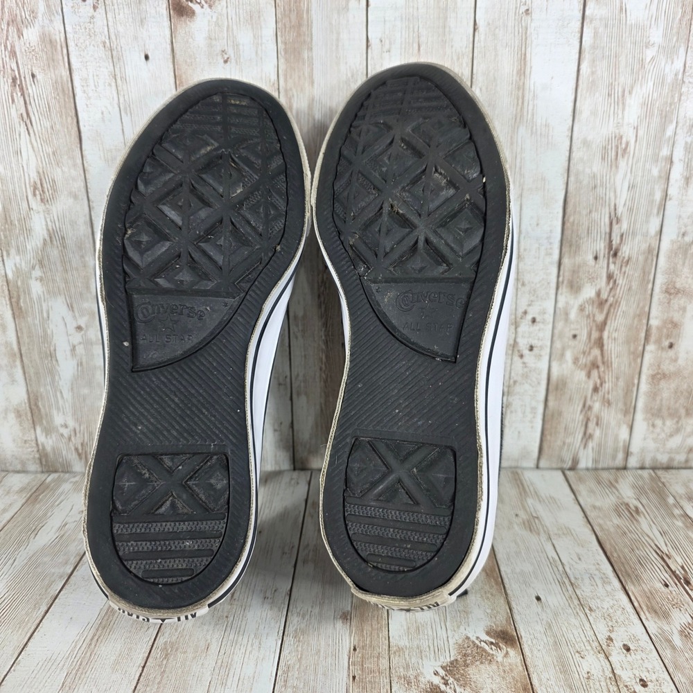 Converse Black and White Women's Sneakers - Picture 7 of 8